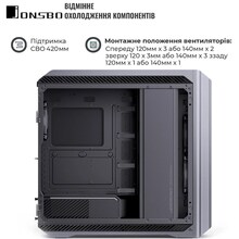 Корпус JONSBO D500 Black