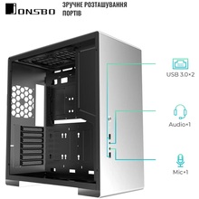 Корпус JONSBO U5 Aluminum Silver