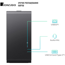 Корпус JONSBO U4 PRO MESH Black