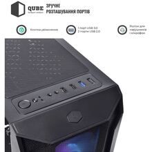 Корпус QUBE BOREY Black (BOREY_F5NU3)