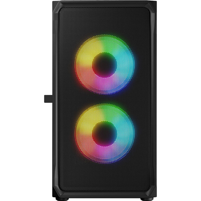 Корпус LOGICCONCEPT Portos ARGB Mini Black (AM-PORTOS-10-0000000-0002) Призначення для настільного комп'ютера