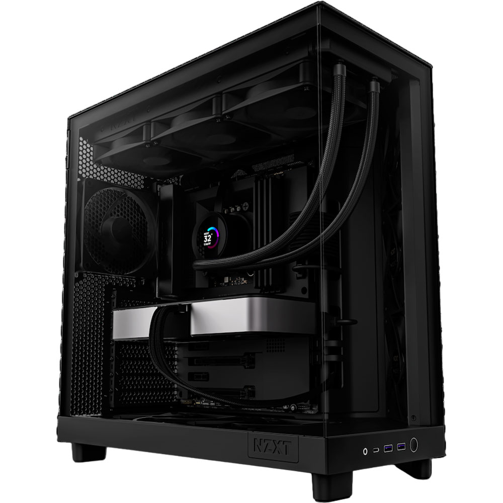 Корпус NZXT H6 Flow All Black (CC-H61FB-01) Призначення для настільного комп'ютера