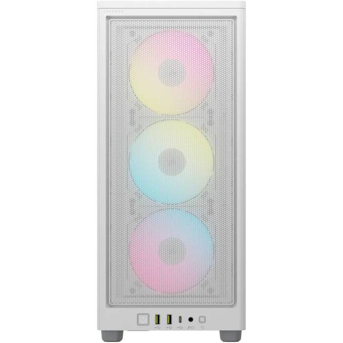 Корпус CORSAIR 2000D RGB Airflow White (CC-9011247-WW) Назначение для настольного компьютера