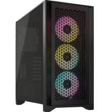 Корпус CORSAIR iCUE 4000D RGB AirFlow Tempered Glass Black (CC-9011240-WW)