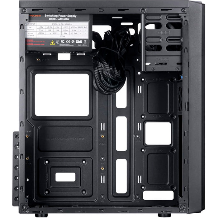 Корпус PROLOGIX E108 500W Black Розмір материнської плати (макс.) ATX