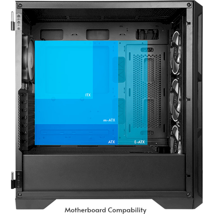 Внешний вид Корпус CHIEFTEC APEX AIR Black (GA-01B-M-OP)