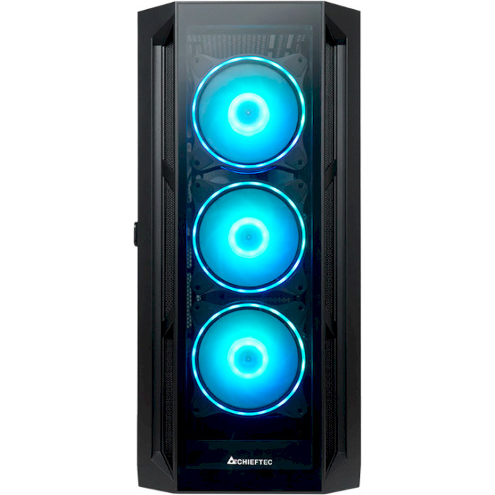 Корпус CHIEFTEC APEX GA-01B-TG-OP 4x120mm A-RGB, E-ATX, без БЖ, Black Размер материнской платы (макс.) EATX