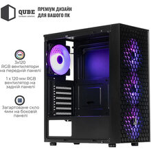 Корпус QUBE CARNIVAL Black 4Fan (CARNIVAL_FFNU3)