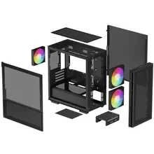 Корпус DEEPCOOL CH360 Black (R-CH360-BKAPE3-G-1)