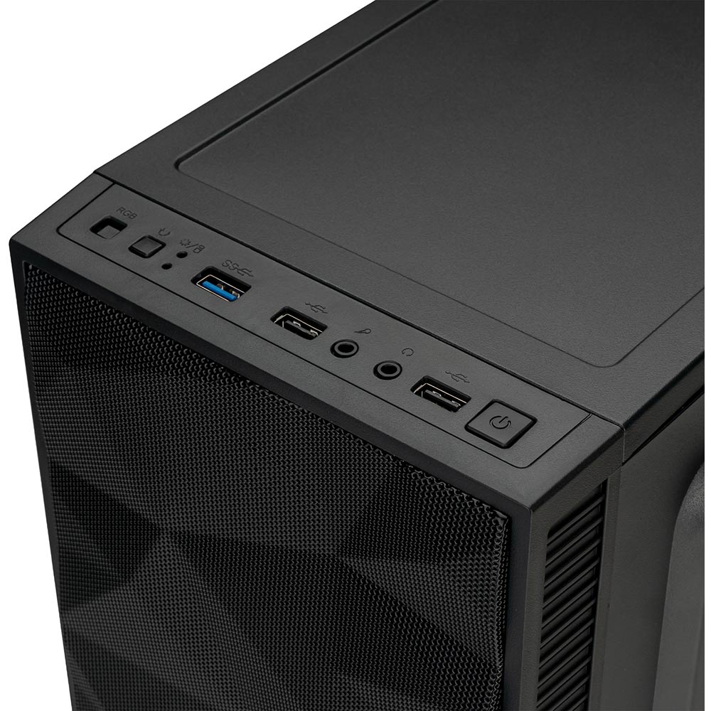 Корпус PROLOGIX E104 Mesh Black Розмір материнської плати (макс.) micro-ATX