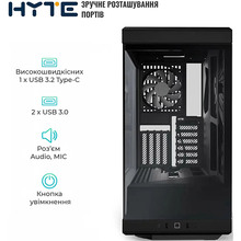 Корпус HYTE Y40 Black (CS-HYTE-Y40-B)