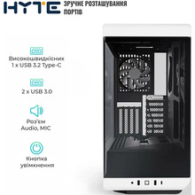 Корпус HYTE Y40 Black-White (CS-HYTE-Y40-BW)