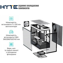Корпус HYTE Y40 Black-White (CS-HYTE-Y40-BW)