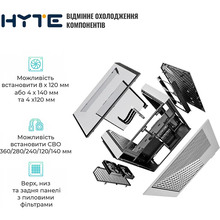 Корпус HYTE Y60 Black-White (CS-HYTE-Y60-BW)