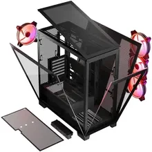 Корпус MODECOM VOLCANO SPACE APEX ARGB BLACK без БЖ ATX (AT-SPACE-PG-10-000000-000)