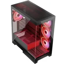 Корпус MODECOM VOLCANO SPACE APEX ARGB BLACK без БЖ ATX (AT-SPACE-PG-10-000000-000)