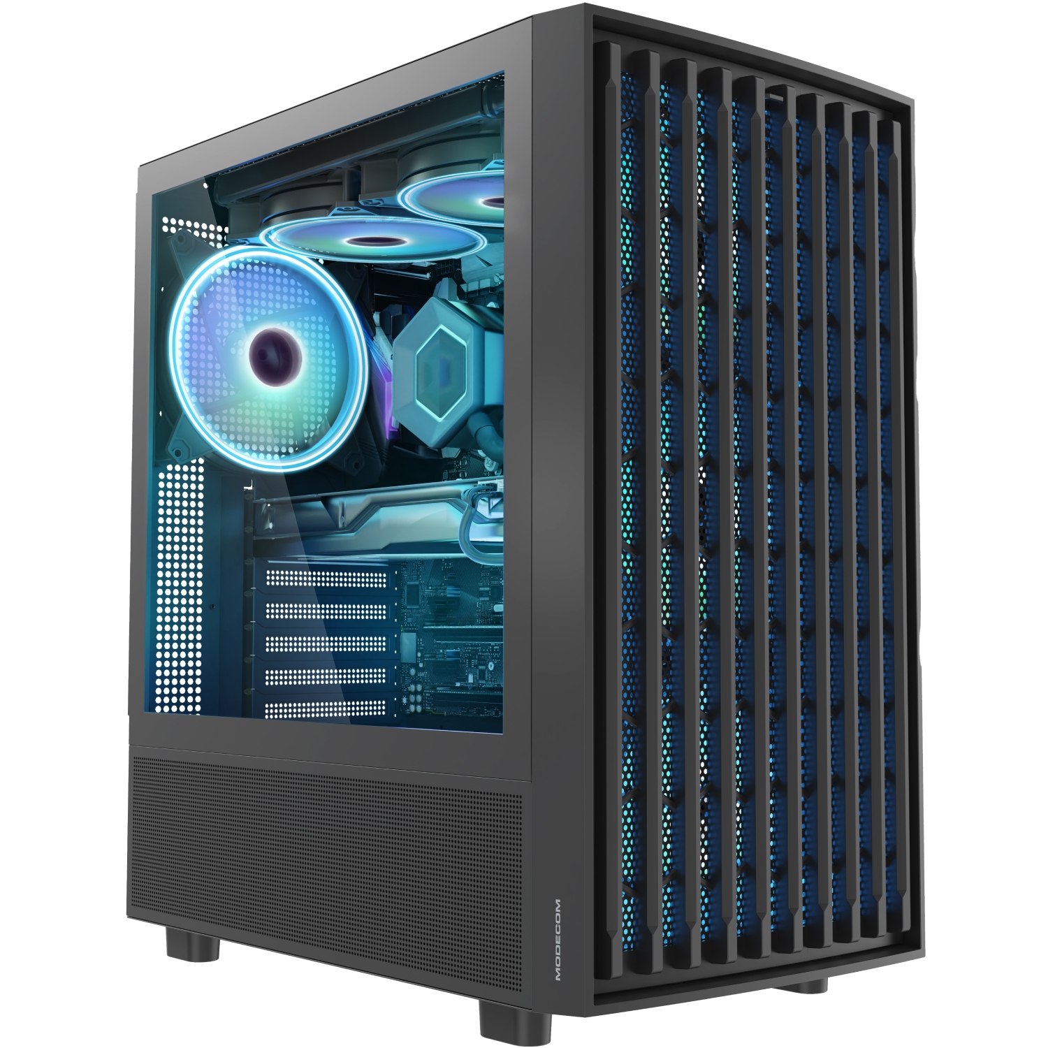 Внешний вид Корпус MODECOM BREEZE ARGB BLACK (AT-BREEZE-MG-ARGB-10-0000)