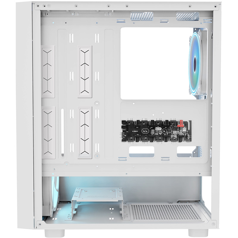 Зовнішній вигляд Корпус MODECOM BREEZE RGB WHITE (AT-BREEZE-MG-ARGB-20-0000)