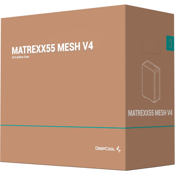 У Фокстрот Корпус DEEPCOOL Matrexx 55 Mesh V4 без БР Black (R-MATREXX55-BKAGA4-G-4)