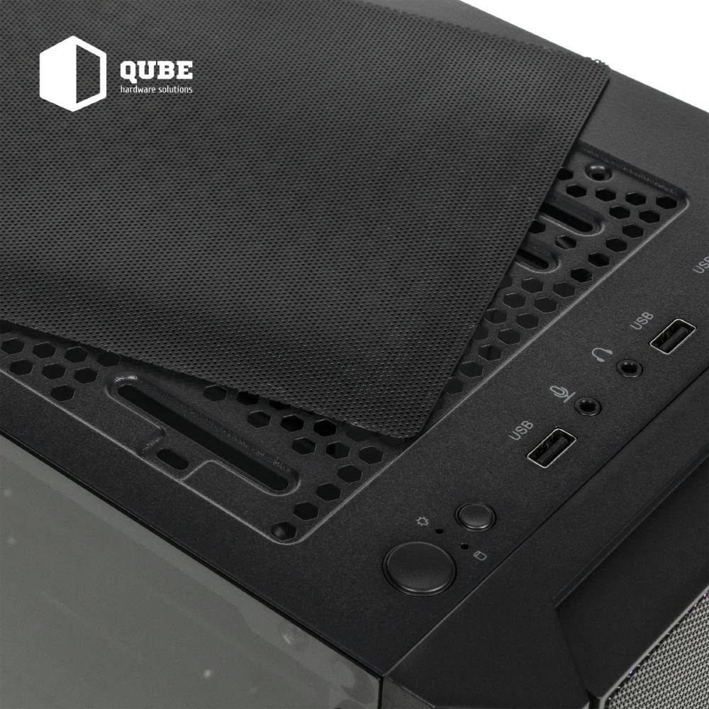 Зображення Корпус QUBE CORSAIR ARGB Black (CORSAIR_FMNU3)