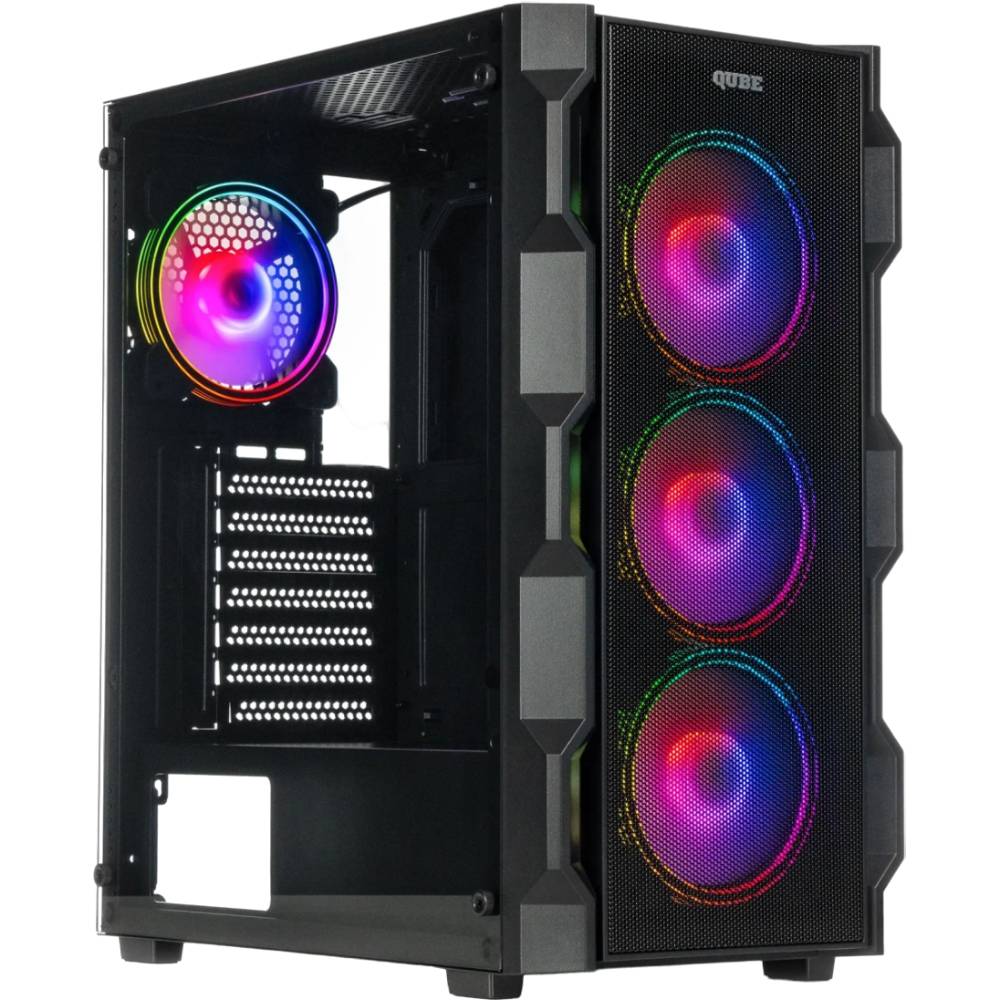 В Україні Корпус QUBE CORSAIR ARGB Black (CORSAIR_FMNU3)