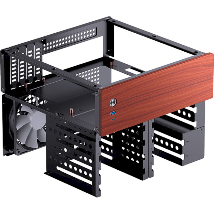 Корпус JONSBO N4 Black Максимальная длина видеокарты 230