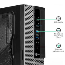 Корпус QUBE MS112 2U3 (QBMS112_FB2U3)