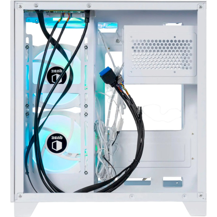 Корпус QUBE REEF ARGB White (REEF_GMNU3) Розмір материнської плати (макс.) micro-ATX