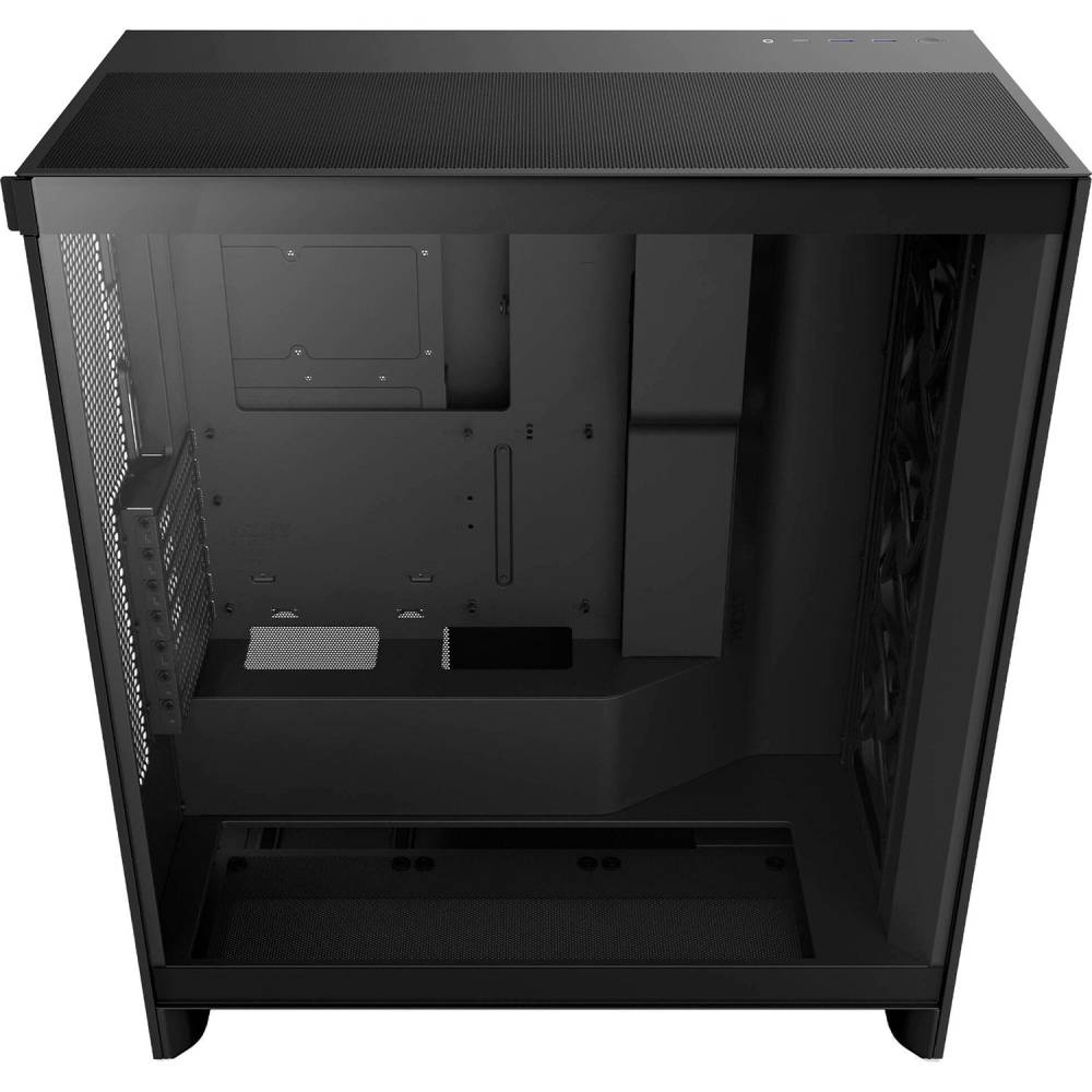 Зовнішній вигляд Корпус NZXT H7 Flow Mid Tower ATX Case All Black (CM-H72FB-01)