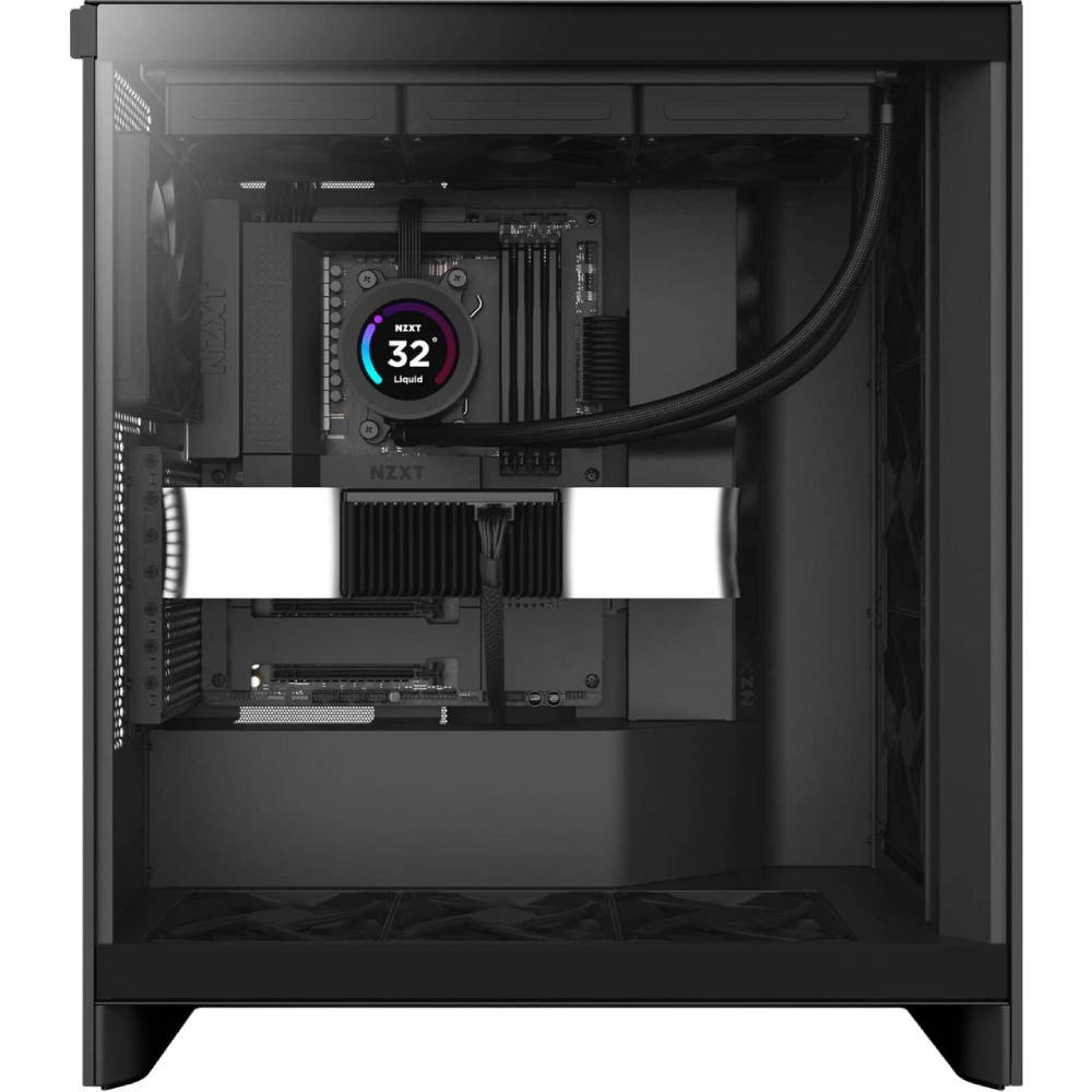 Фото Корпус NZXT H7 Flow Mid Tower ATX Case All Black (CM-H72FB-01)