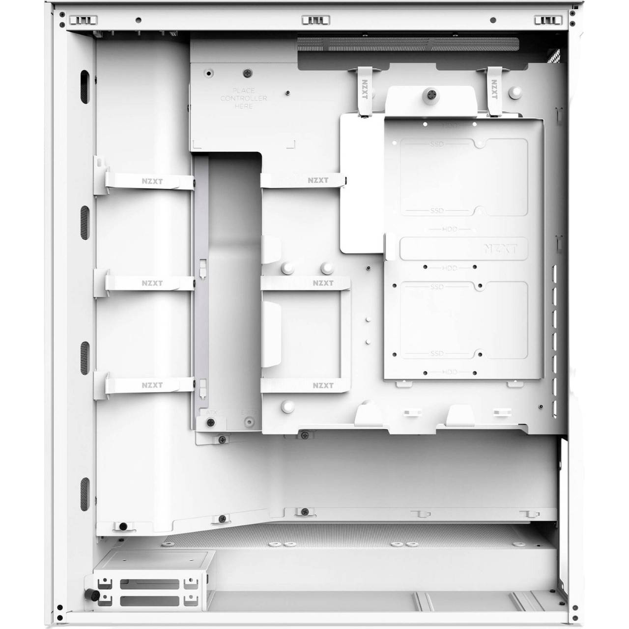 Корпус NZXT H7 Flow Mid Tower ATX Case  All White (CM-H72FW-01) Размер материнской платы (макс.) ATX