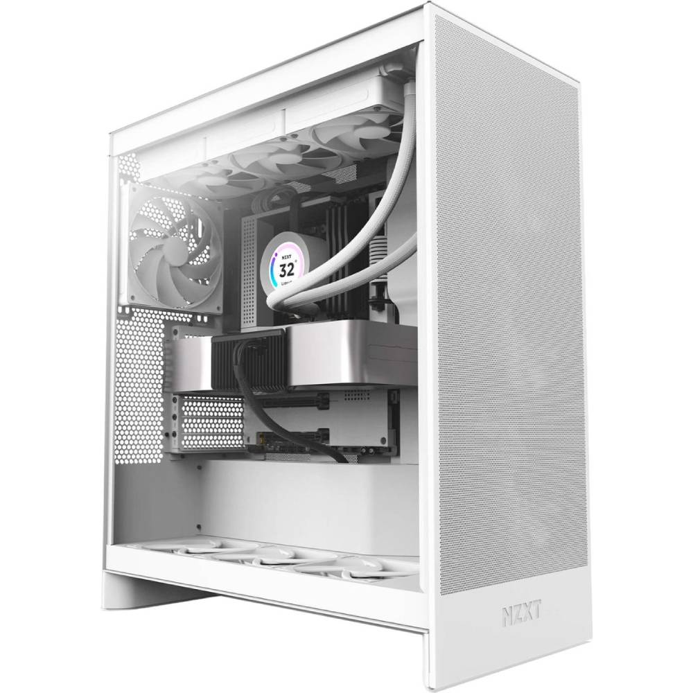 Корпус NZXT H7 Flow Mid Tower ATX Case All White (CM-H72FW-01)