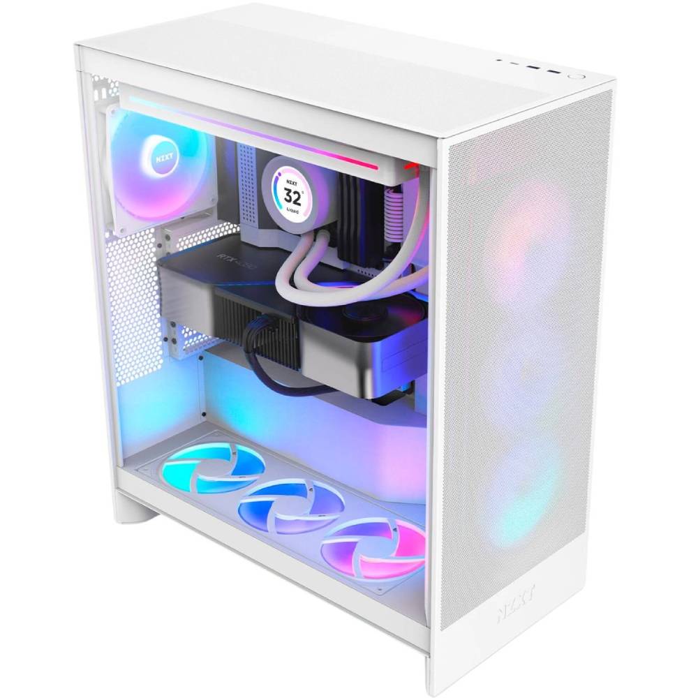 Корпус NZXT H7 Flow RGB Mid Tower ATX Case All White (CM-H72FW-R1) Тип Midi-Tower