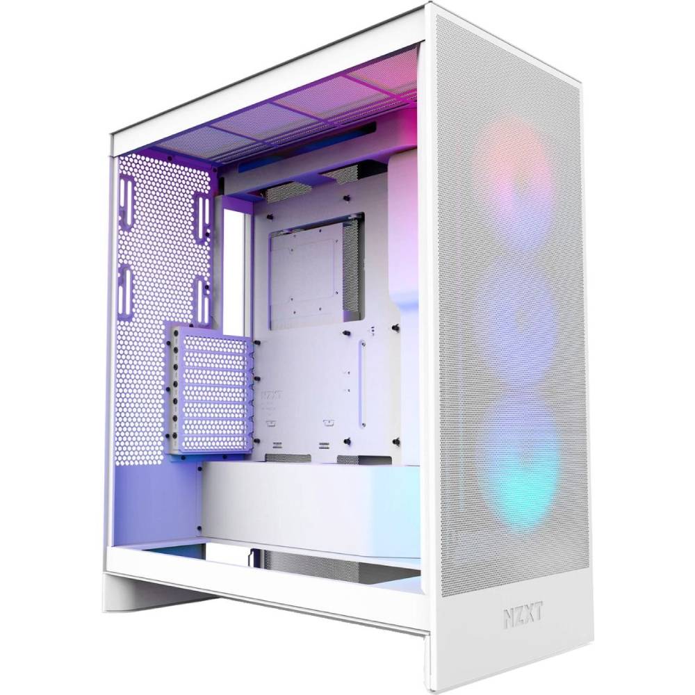 Корпус NZXT H7 Flow RGB Mid Tower ATX Case All White (CM-H72FW-R1)