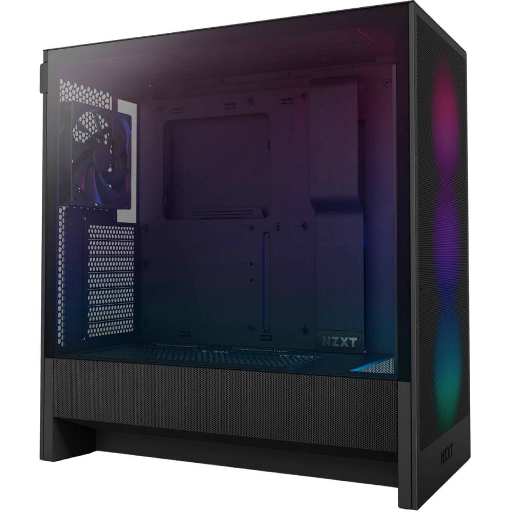 Корпус NZXT H5 Flow RGB Compact Mid-Tower ATX Case with RGB Fans All Black (CC-H52FB-R1) Назначение для настольного компьютера