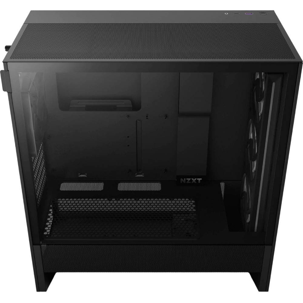 Заказать Корпус NZXT H5 Flow RGB Compact Mid-Tower ATX Case with RGB Fans All Black (CC-H52FB-R1)