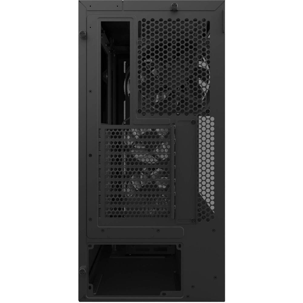 Изображение Корпус NZXT H5 Flow RGB Compact Mid-Tower ATX Case with RGB Fans All Black (CC-H52FB-R1)