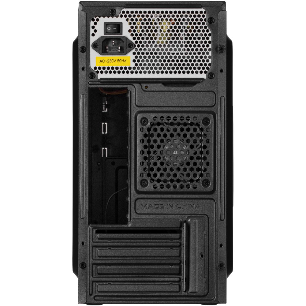 Корпус 2E TeamX TMX03 с БП 2E ATX400W, mATX черный (2E-TMX03) Размер материнской платы (макс.) ATX
