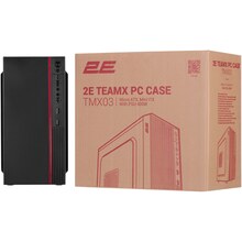 Корпус 2E TeamX TMX03 с БП 2E ATX400W, mATX черный (2E-TMX03)