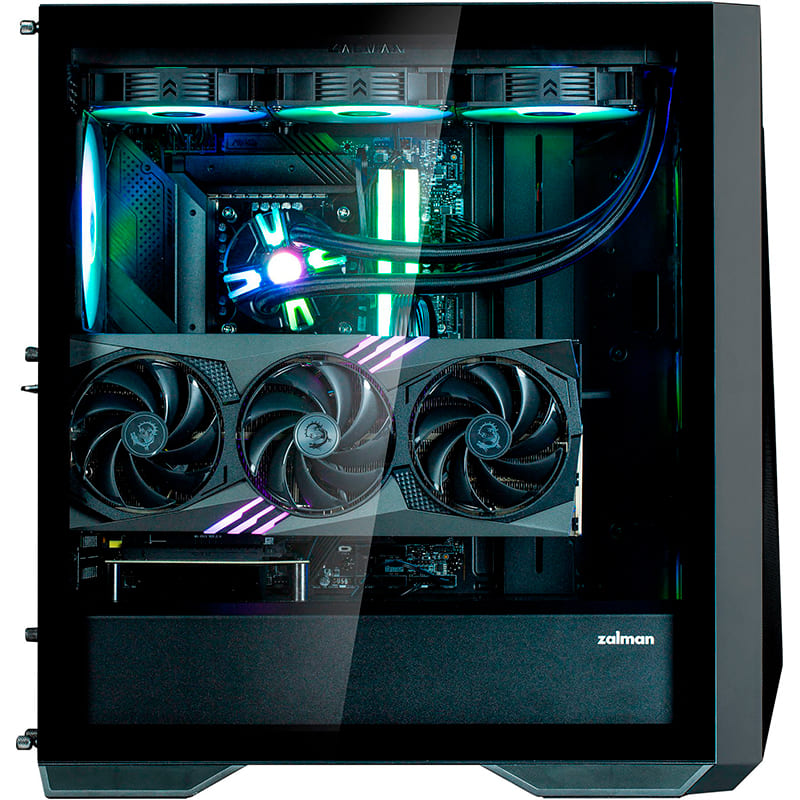 Корпус ZALMAN Z9 Iceberg MS Black (Z9ICEBERGMSBLACK) Максимальная длина видеокарты 390