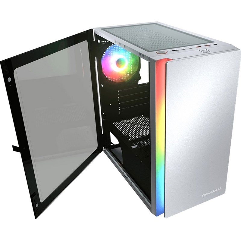 Корпус Cougar Purity RGB White Розмір материнської плати (макс.) Mini-ITX, Thin Mini-ITX