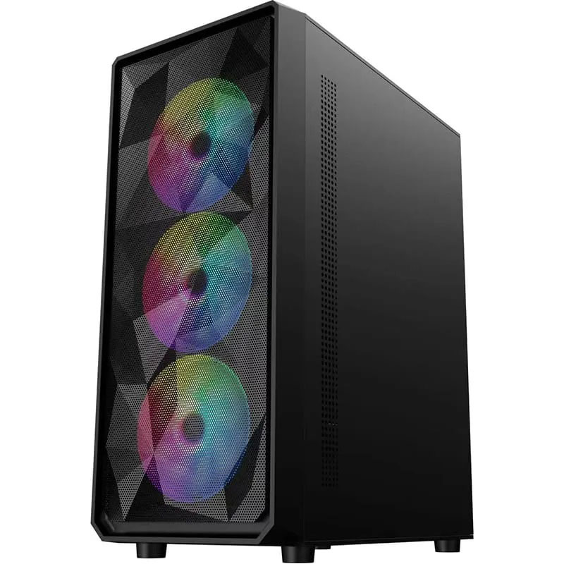 Корпус 1STPLAYER FD3-4F2-AP-BK Black Тип Midi-Tower