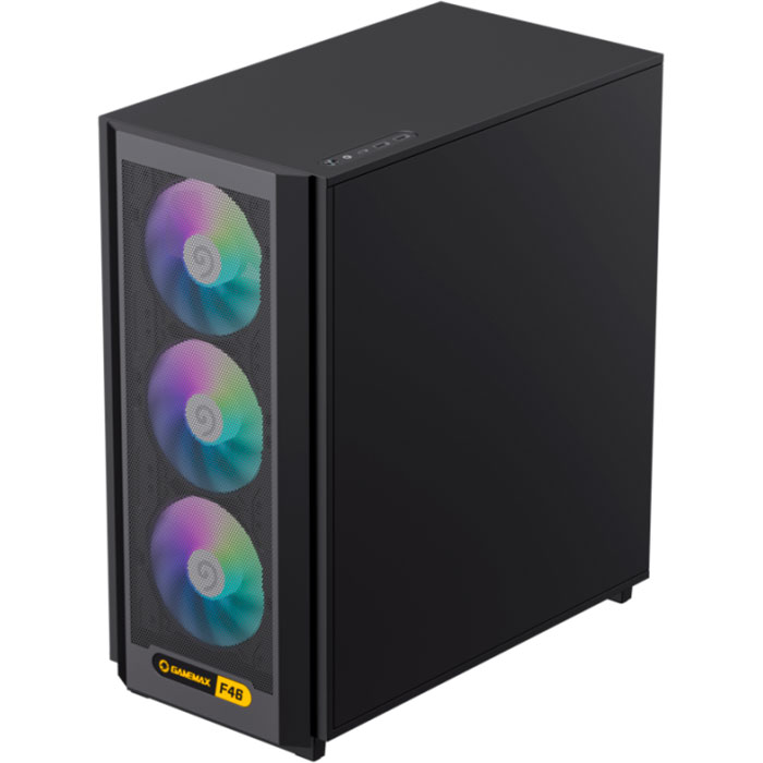 Корпус GAMEMAX Midi ATX без БР (F46 BK) Тип Midi-Tower