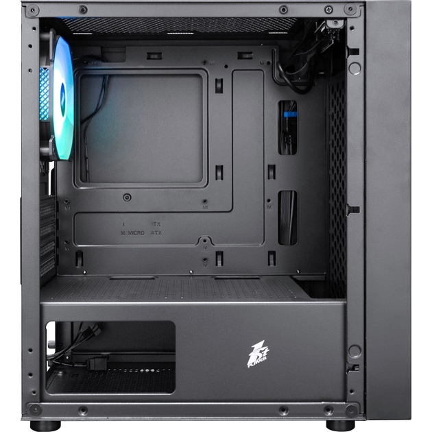 Корпус 1STPLAYER B5-M-1F2(AP) Black Размер материнской платы (макс.) micro-ATX