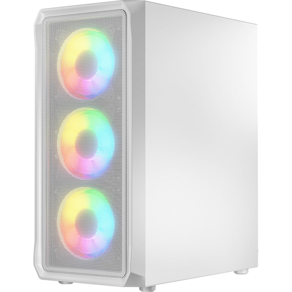 Корпус LOGICCONCEPT PORTOS MESH+GLASS ARGB fans 4x120mm WHITE Размер материнской платы (макс.) ATX