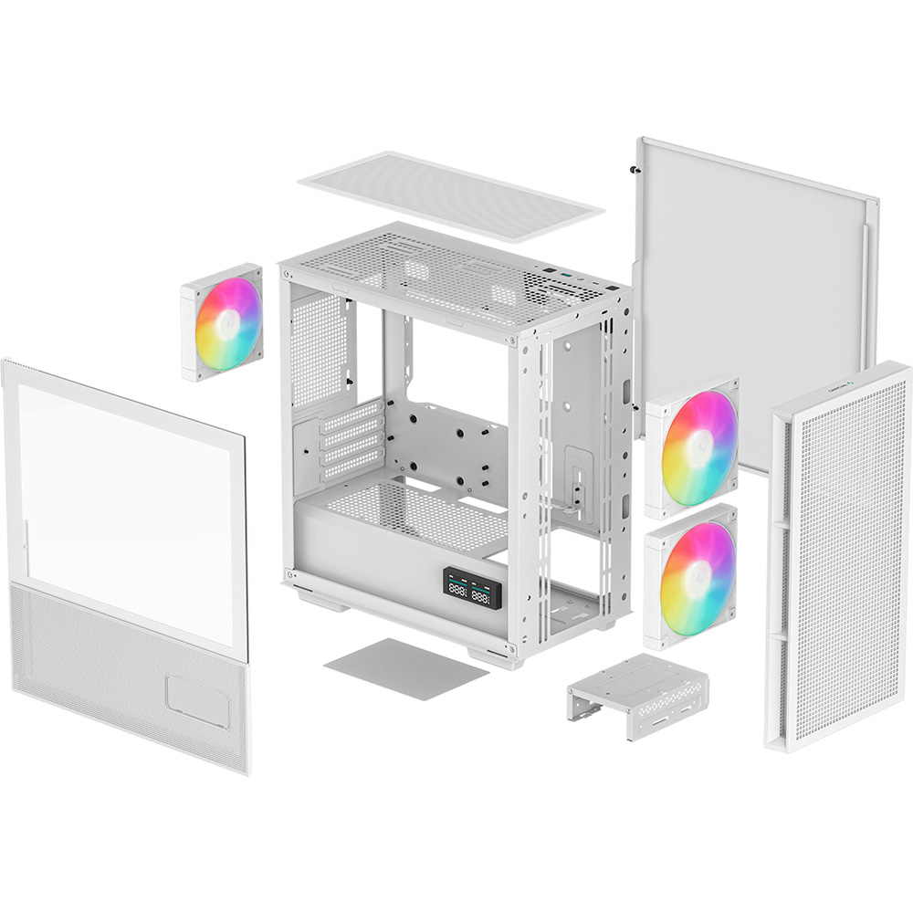 Зображення Корпус DEEPCOOL CH360 Digital White (R-CH360-WHAPE3D-G-1)