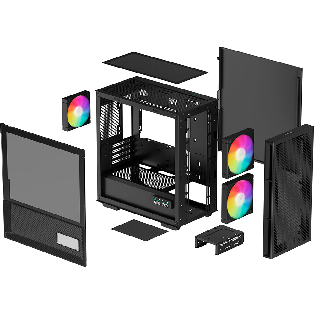 Изображение Корпус DEEPCOOL CH360 Digital Black (R-CH360-BKAPE3D-G-1)