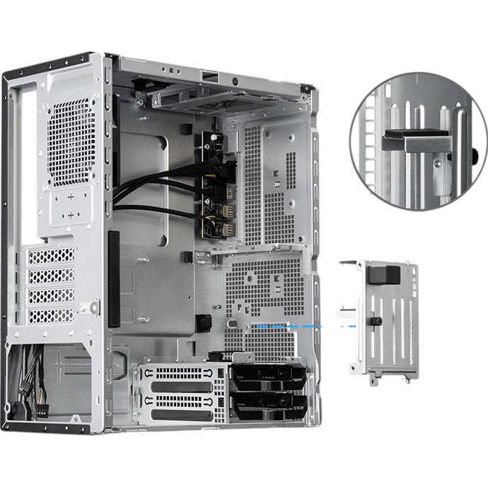 Корпус CHIEFTEC Uni BS-20B-OP Black Розмір материнської плати (макс.) micro-ATX