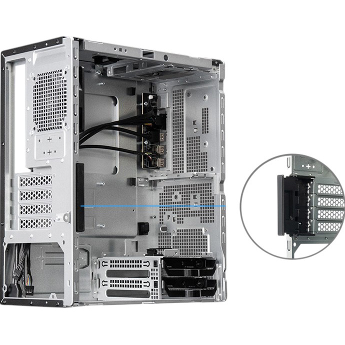Корпус CHIEFTEC Uni BS-20B-OP Black Максимальна довжина відеокарти 270