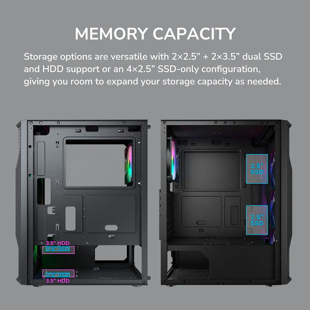 Огляд Корпус COUGAR MX110 RGB Black